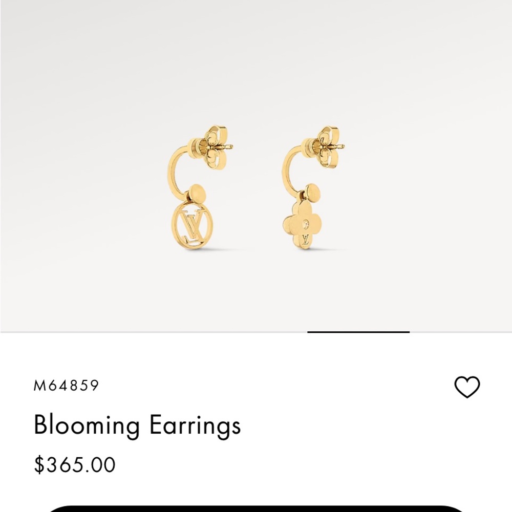 Louis Vuitton blooming earings